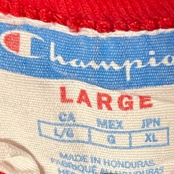 Champion Long-Sleeve Classic Shirt, Red in Large - Picture 2 of 3